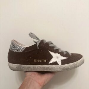 Golden Goose Super-Star Brown Suede